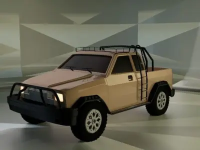 vehicle jeep 3D model