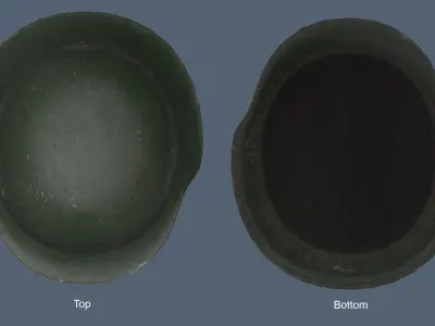 German M42 Stalhelm helmet PBR Textured Low-poly 3D model