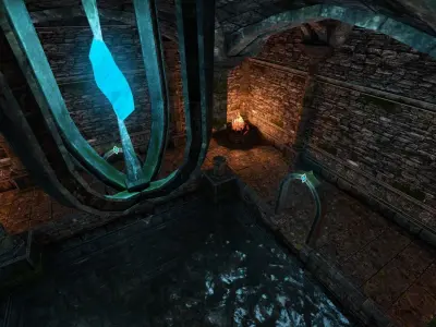 Elven Dungeon Ruins - Modular Low-poly 3D model