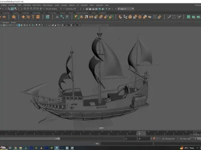 ship classice 3D model