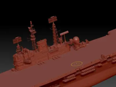 HMS Ark Royal R09 3D model