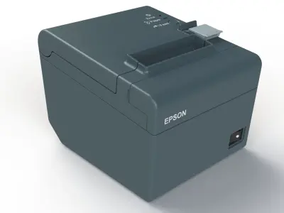 Receipt Printer 3D model