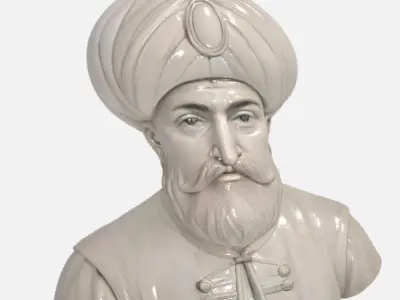 Suleiman the Magnificent Bust 3D Printable STL Model 3D print model