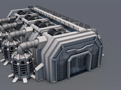 building space - base 3D model