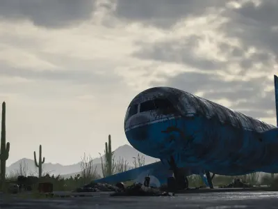 Abandoned Flight 3D model