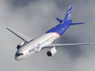 MC-21 300 Airliner PD 14 3D model