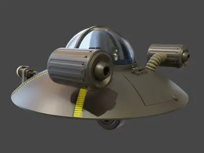 Ricks Flying Saucer Toy Free 3D print model