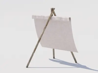 Tent 04 Low-poly 3D model