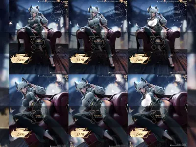 Zani from Wuthering Waves Commercial Package 3D print model