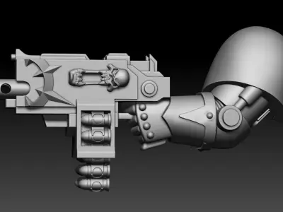 6 HANDS WITH COMBO WEAPONS 3D print model