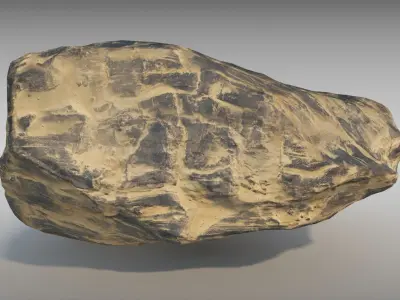 Sandstone Dark Rock(1) 3D model