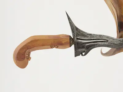 WEAPON KERIS INDONESIA - CGTRADER Low-poly 3D model