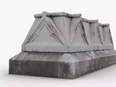 Headstone 3D model