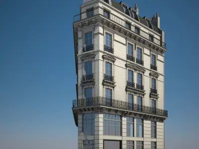 Old Building XI 3D model