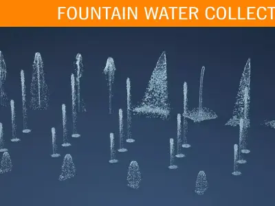 Water jet 3D model