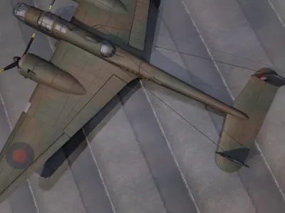 Handley Page Hampden Mk-1 3D model