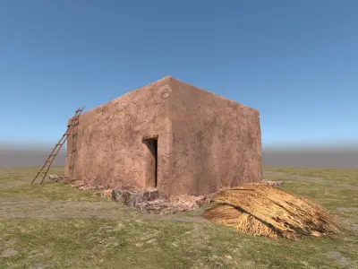 Neolithic House model 3D model