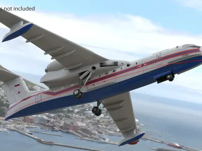 Beriev Be 200 Aircraft 3D model