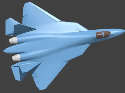 MAVERICK Sukhoi Su-57 3D print model