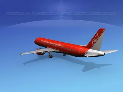 Airbus A321 Air Charter intl 2 3D model