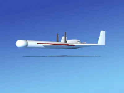 Harpy 1 UAV V02 3D model