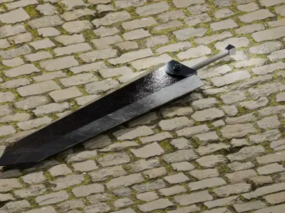 Dragonslayer Low-poly 3D model