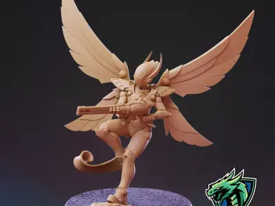 Galaxy Elves - Male Vengeful Wasps Pose 3 3D print model