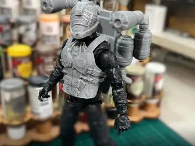 Toxo Viper V1 GIJoe Fan Art 3D printable For Action Figures 3D print model