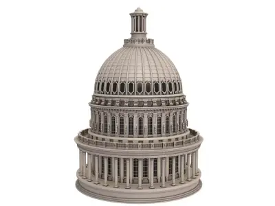 United States Capitol 3D model