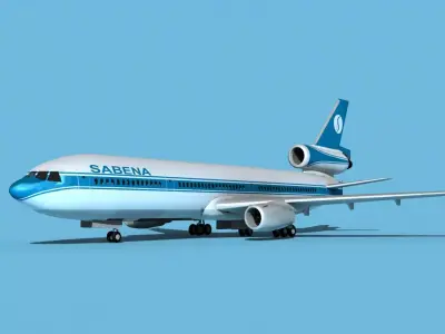 McDonnell Douglas MD-11 Sabena 2 3D model