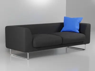 Elan Detailed Sofa -Free Model Free 3D model