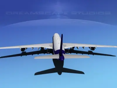 Airbus A340-600 Olympic 3D model