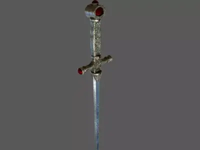 Sword of Gryffindor Low-poly 3D model