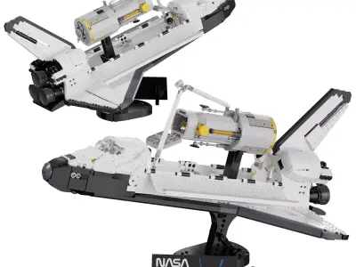 Lego - 10283 Space Shuttle Discovery 3D model