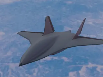 Boeing Hypersonic Valkyrie II 3D model