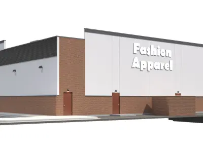 Retail-059 Retail Store 3D model