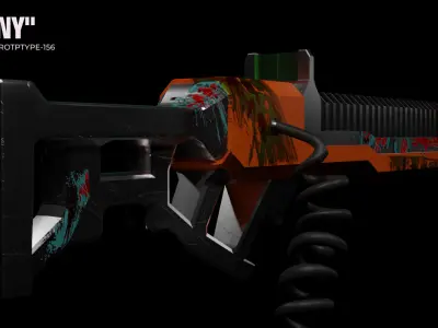 SCI-FI Launcher gun 3D model