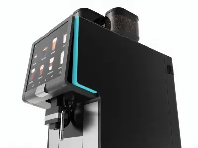 Commercial automatic coffee machine 3D model