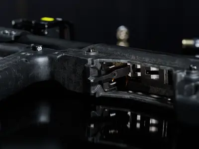 Kel-Tec KSG  Bullpup-Shotgun  John Wick Edition Low-poly 3D model