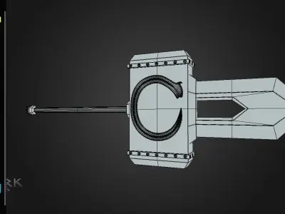 The mighty Hammerblade Low-poly 3D model