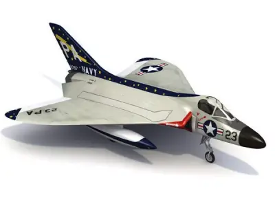 Douglas F4D F-6 Skyray 3D model