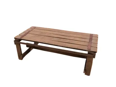 Old Medievil Table Free low-poly 3D model