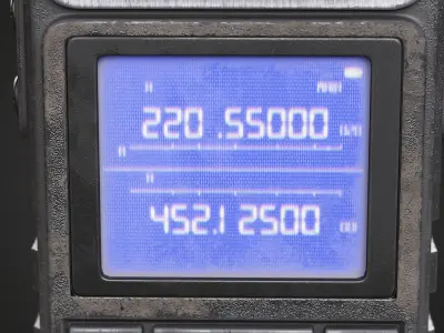 Baofeng UV-25 Max Radio Low-poly 3D model