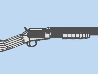 Revolver - Shortgun Type 2 3D model