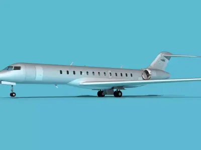 Bombardier Global 7000 V00 3D model