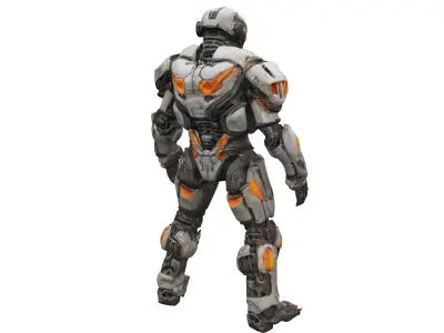 scifi morphed cyborg from dead space extremely detailed hyper... 3D model