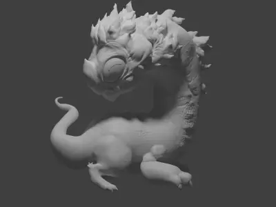 Old Dragon 3D print model