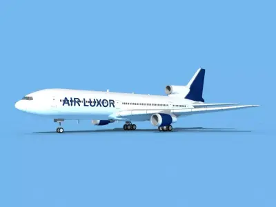 Lockheed L-1011 TriStar Air Luxor 3D model