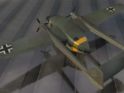 Gotha Go-244 B-1 3D model