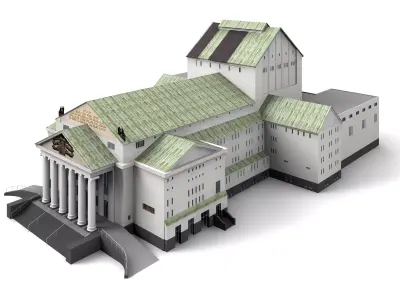 Theatre Duisburg 3D model